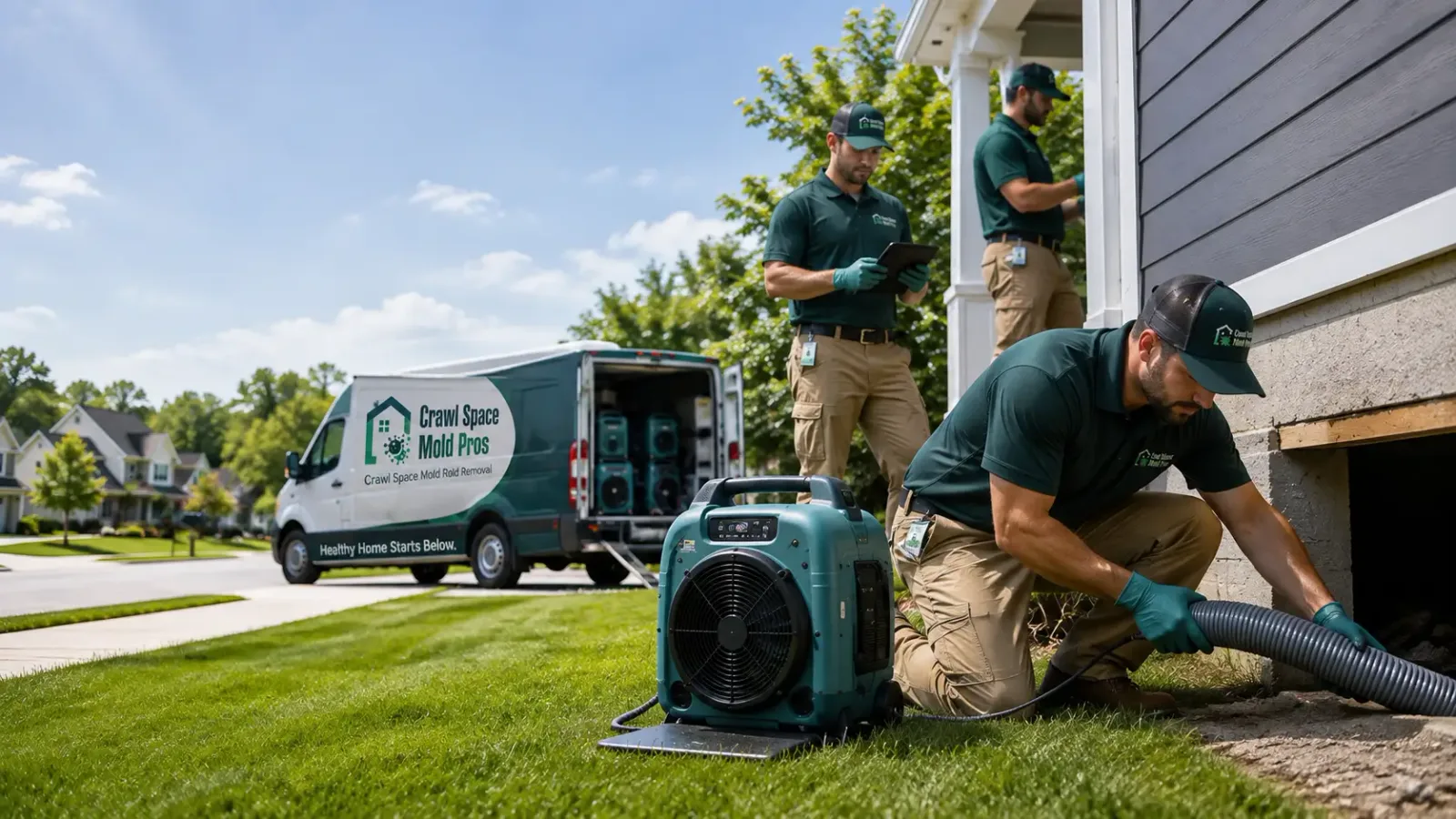 Crawl Space Mold Removal in Butler, PA